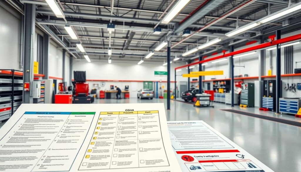 OSHA fleet shop regulations compliance framework