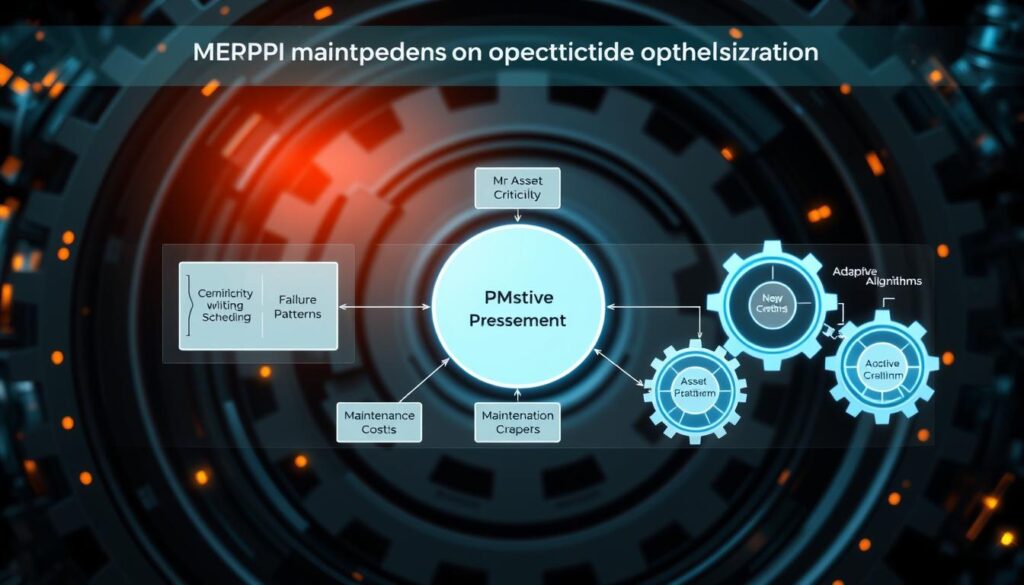 PM schedule optimization framework showing continuous improvement cycle