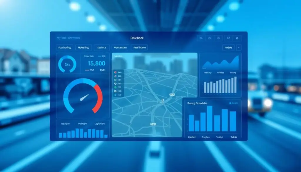 RTA Fleet Management software dashboard showing work orders and shop scheduling