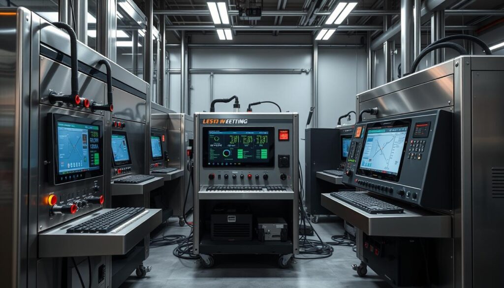 Professional battery analyzers including Fluke, Midtronics, Launch, and Foxwell models