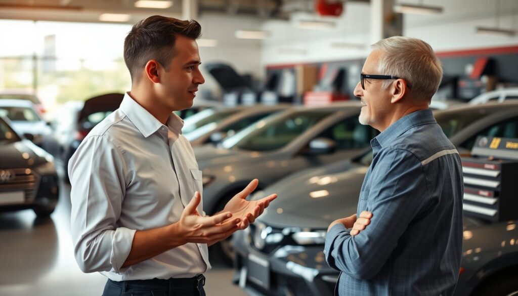 Value-based selling techniques for heavy-duty service recommendations to fleet customers