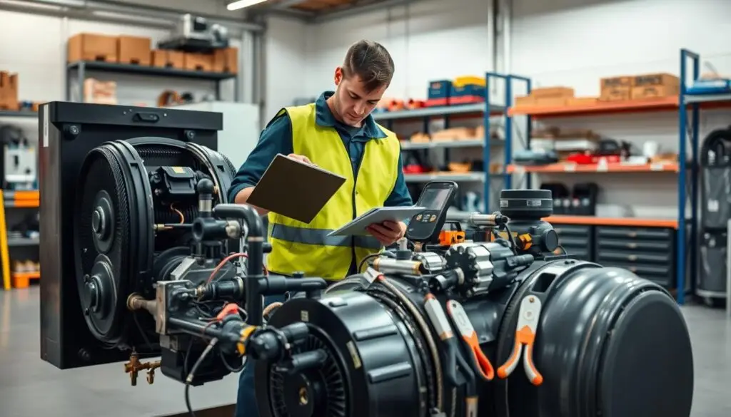 air compressor maintenance inspection procedures