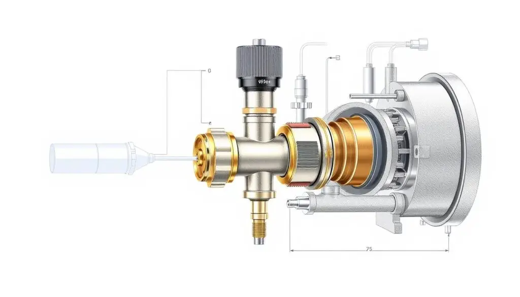 Technical diagram showing purge valve operation within air dryer system