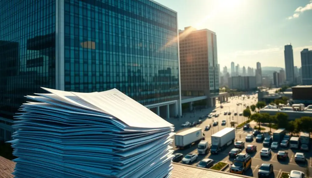 Regulatory compliance documents and trucking regulations for alternative fuel fleet requirements