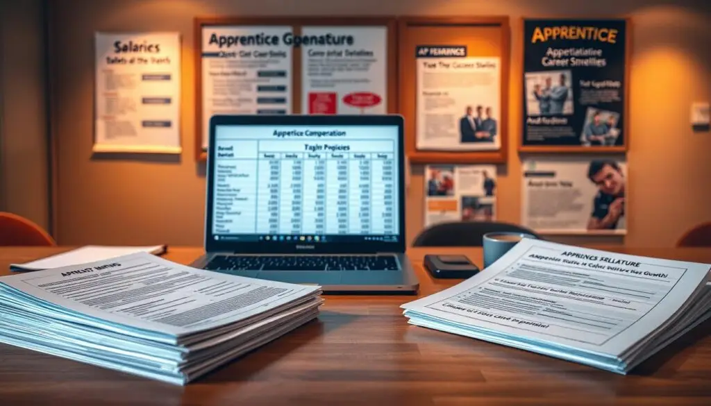Progressive wage scale structure for diesel technician apprenticeship compensation planning