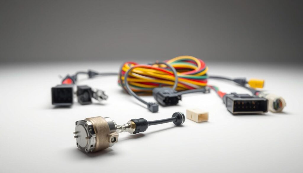 automotive electrical connectors and wire insulation components