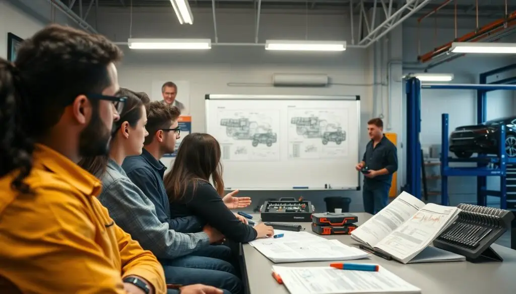 Diesel engine systems technical knowledge training for heavy-duty service writers