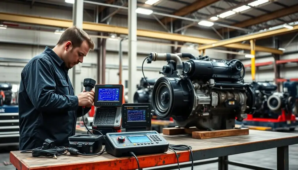 Professional backpressure gauge and smoke testing equipment for EGR system diagnostics