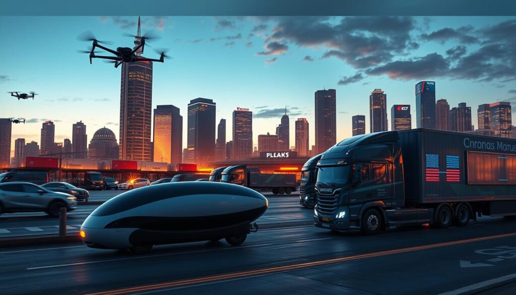 Smart contract payment automation interface showing automatic freight payment release upon delivery confirmation