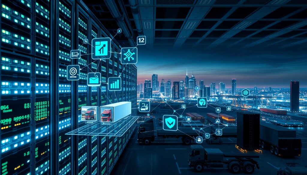 Comparison of leading blockchain platforms for trucking and logistics operations including IBM Food Trust and TradeLens