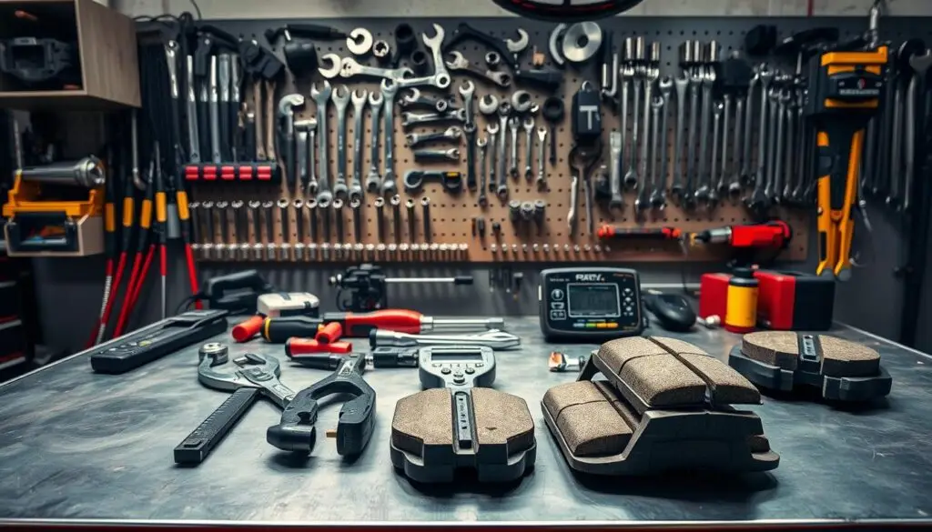 brake inspection safety equipment and tools