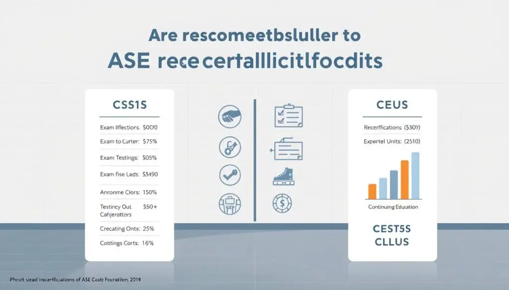 Comparing ASE recertification methods cost analysis
