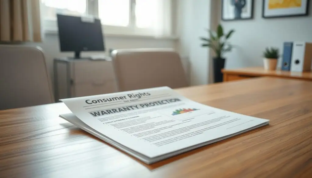 Fleet manager reviewing emission warranty claim documentation