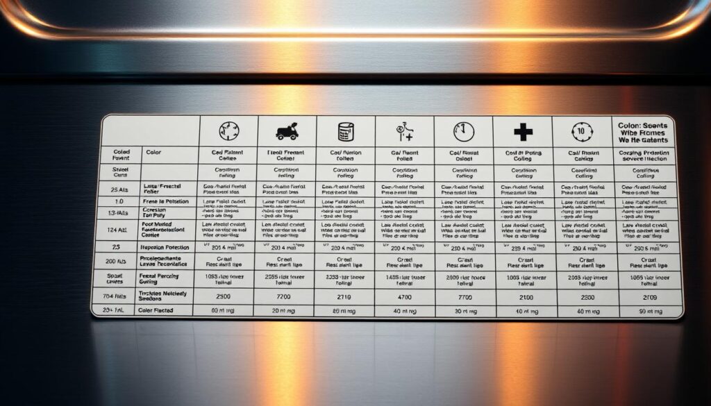 heavy-duty coolant types comparison chart for diesel engines