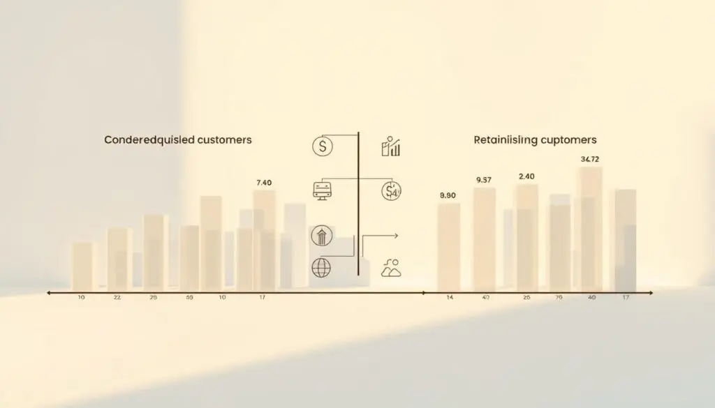 Cost comparison showing customer acquisition versus retention expenses for diesel repair businesses