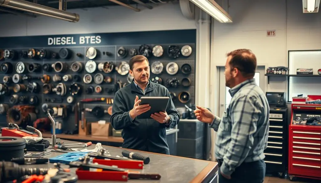 customer review request strategies for diesel shops