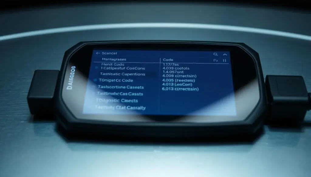 diagnostic trouble codes scanner display