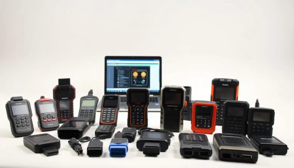 comparison of entry-level, mid-range, and professional diesel diagnostic scanners