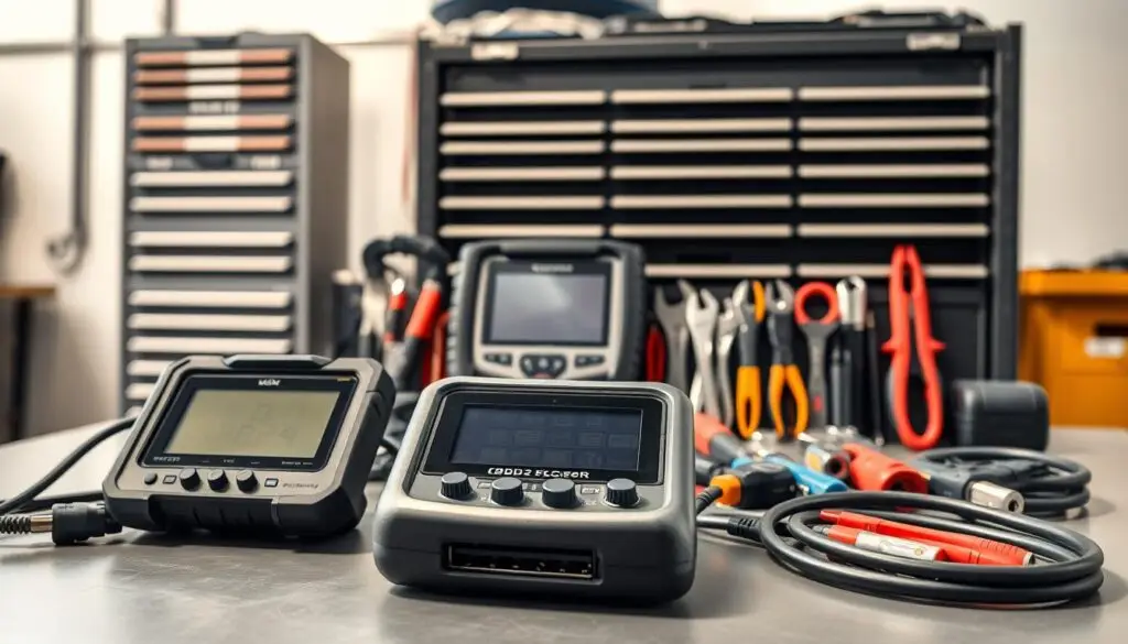 Professional diesel diagnostic equipment for mobile mechanic field operations