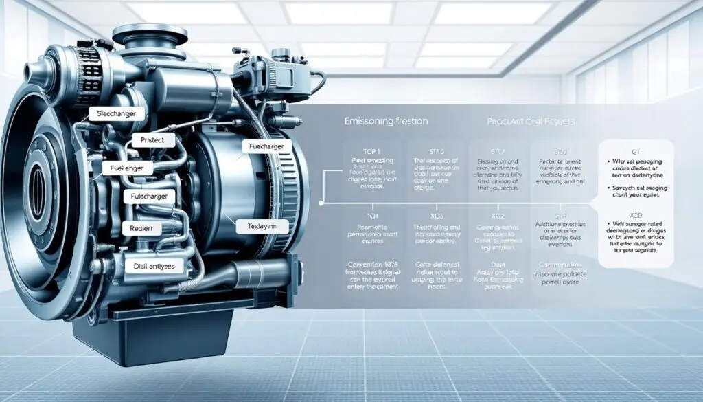 Federal Test Procedure dynamometer testing facility for heavy-duty diesel engine EPA certification