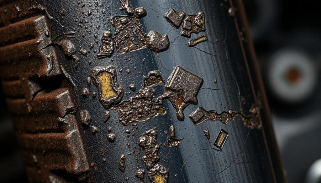 Diesel technician diagnosing fuel filter warning signs including hard starting and power loss