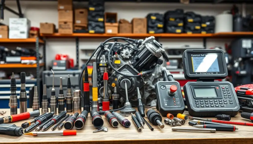 Diesel fuel injection tools and specialty equipment for engine service
