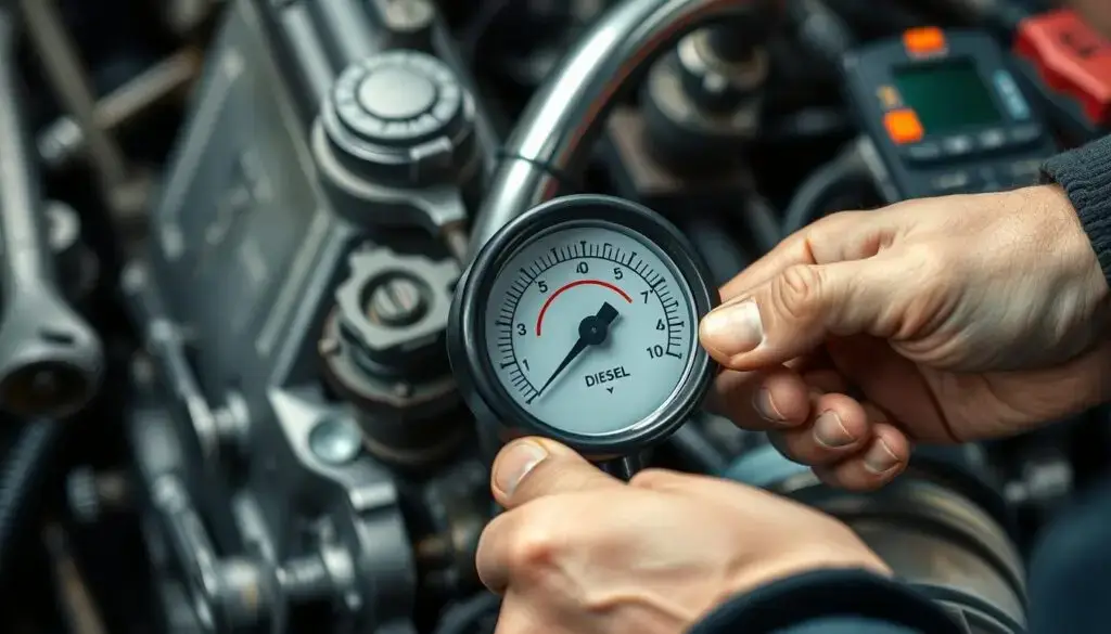 diesel low fuel pressure