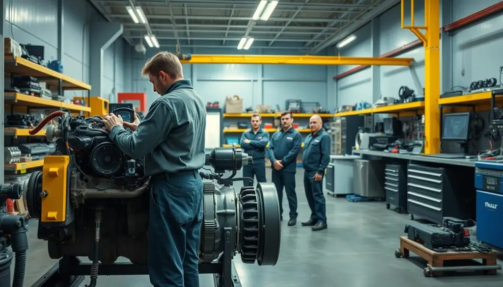 diesel mechanic ergonomics