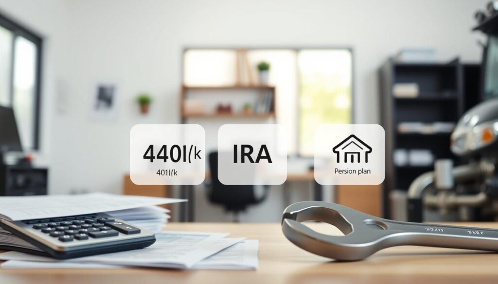 Comparison chart of retirement account options including 401k SEP-IRA and Roth IRA