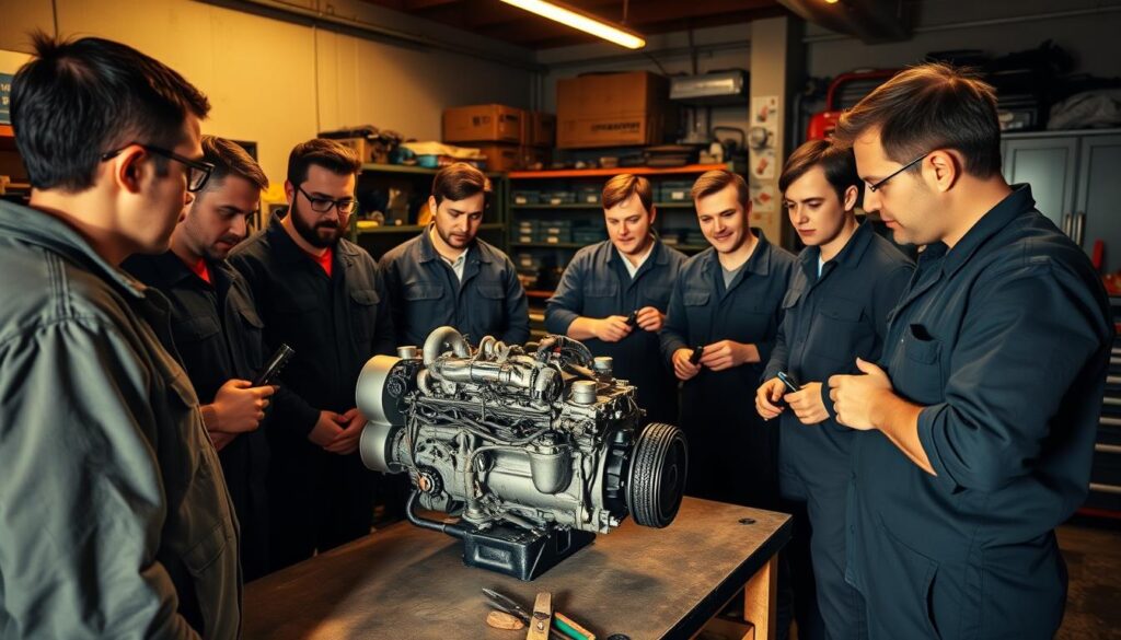 Different diesel mechanic apprenticeship training models available to employers