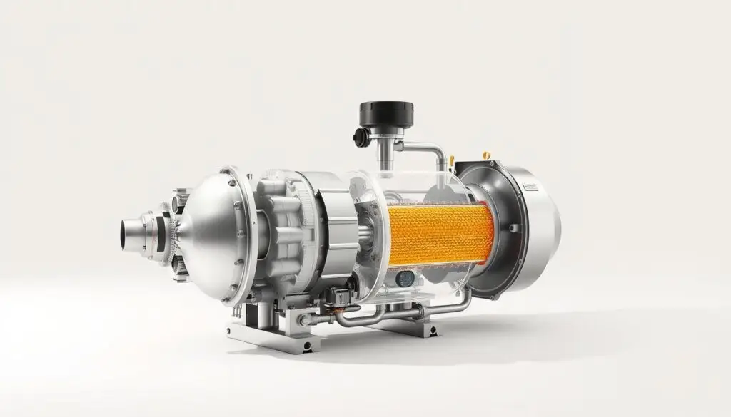 Diesel oxidation catalyst emission control system showing platinum-palladium coated substrate