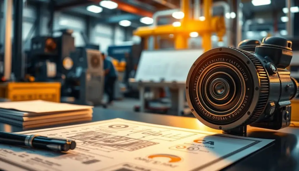 Quality certification documentation and ISO 9001 certification for diesel parts remanufacturing