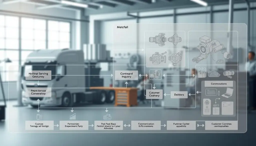 diesel repair referral process workflow