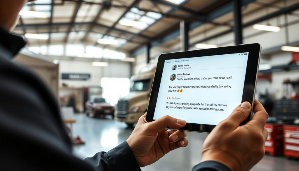 diesel shop positive review responses strategy