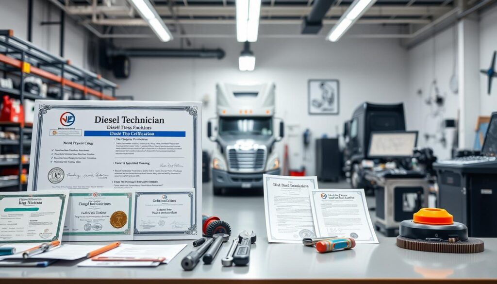 diesel technician qualifications comparison