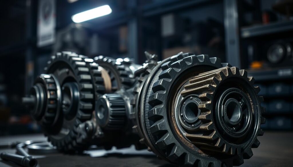 technician inspecting differential warning signs and symptoms