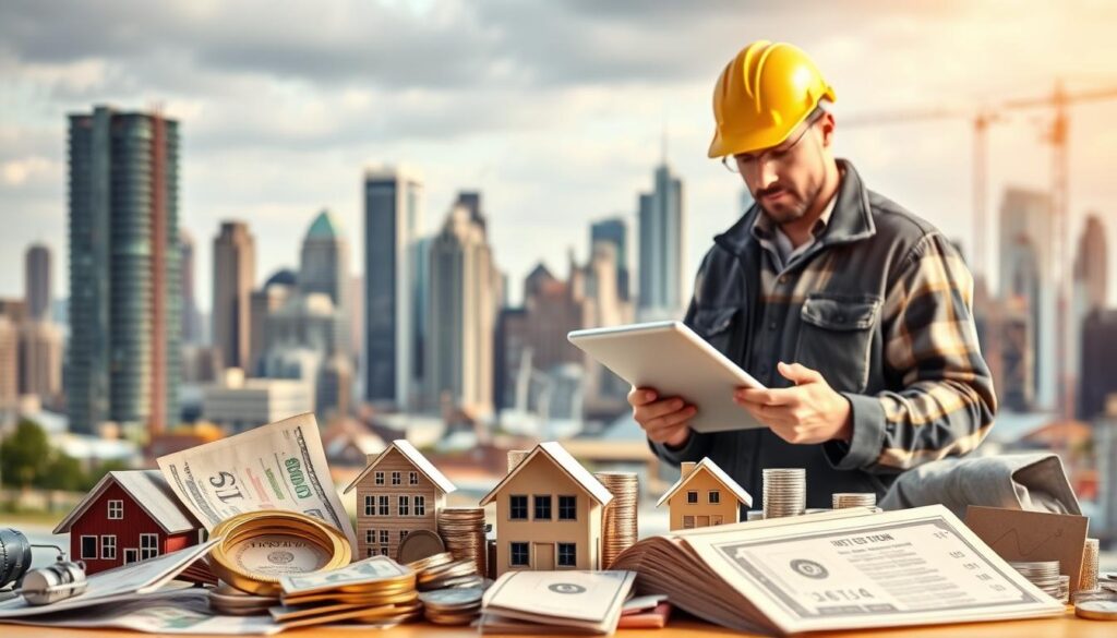 Diversified investment portfolio allocation chart for skilled trades professionals