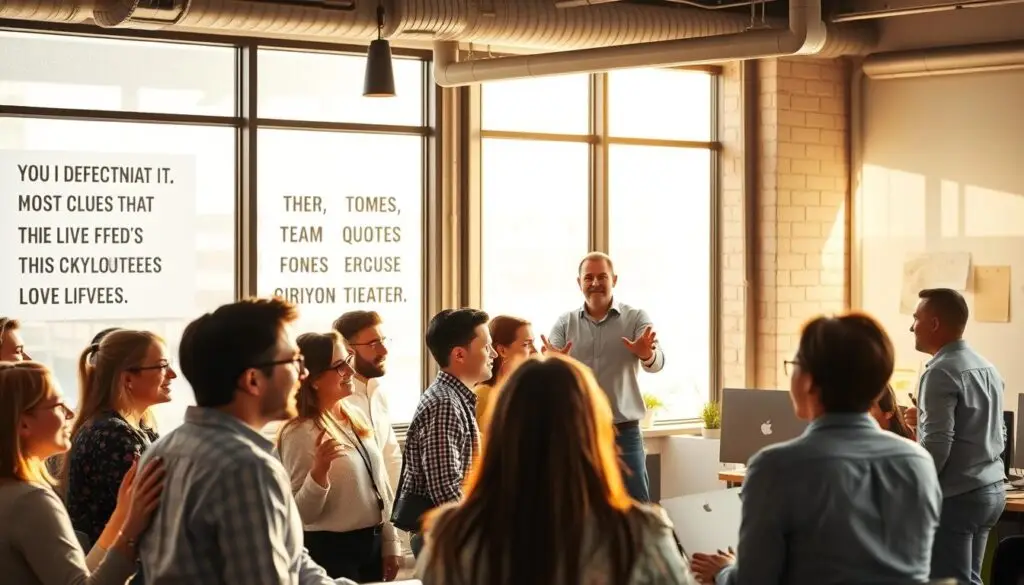 Fleet manager presenting recognition award to driver at company appreciation ceremony