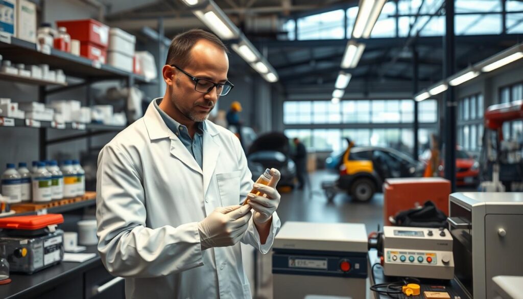 drug testing mechanics protocols