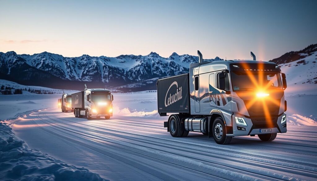 electric trucks cold weather