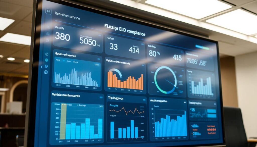 Fleet management software compliance tracking dashboard