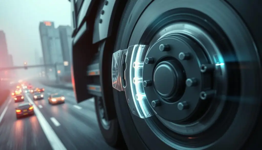 Commercial truck electronic stability control system integrated with brake components