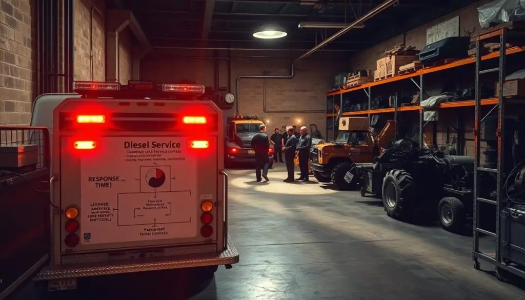 emergency diesel service response time protocols