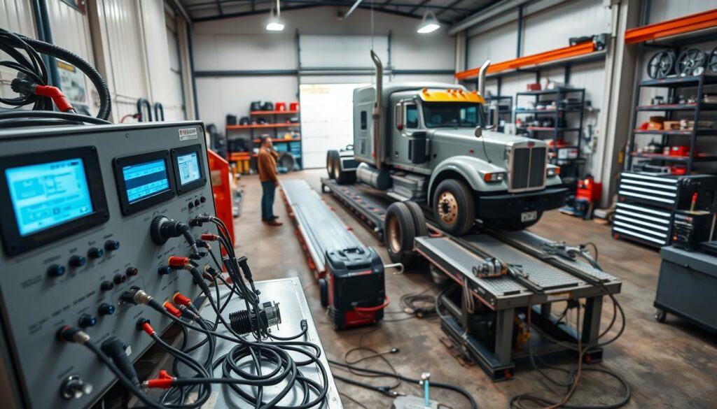 Opacity meter measuring diesel exhaust smoke density