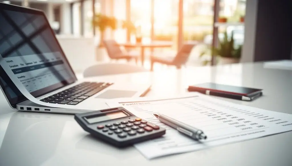 Total cost breakdown comparison for heavy equipment financing options