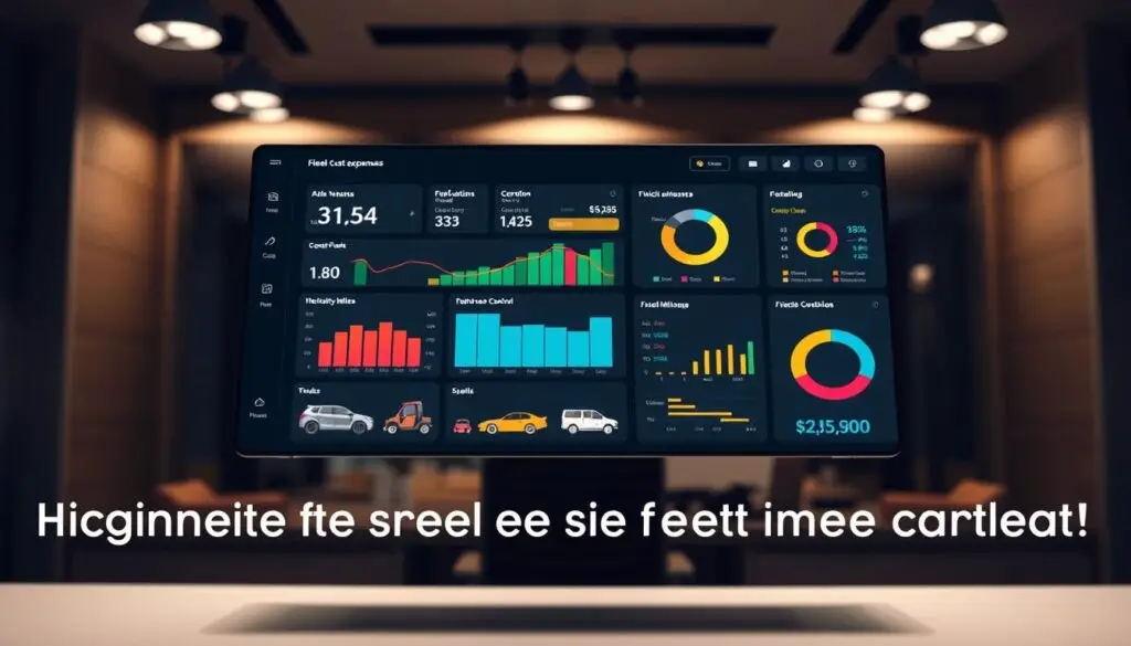 Fleet cost analysis dashboard displaying hidden fuel expense categories and waste sources