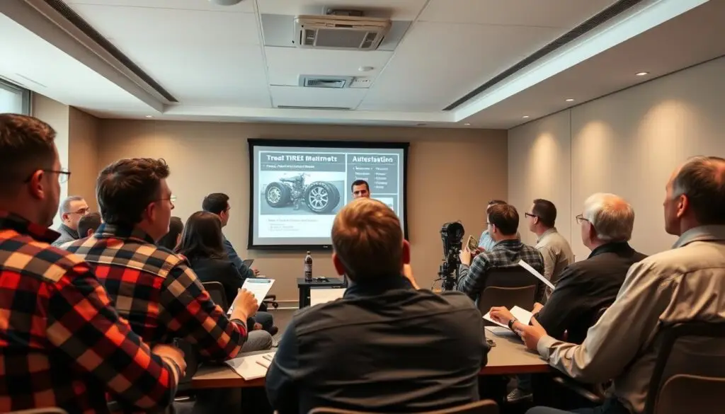 driver training program focused on tire preservation techniques for commercial fleets