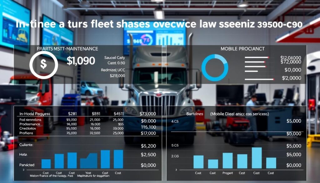 fleet maintenance budget cost analysis comparison