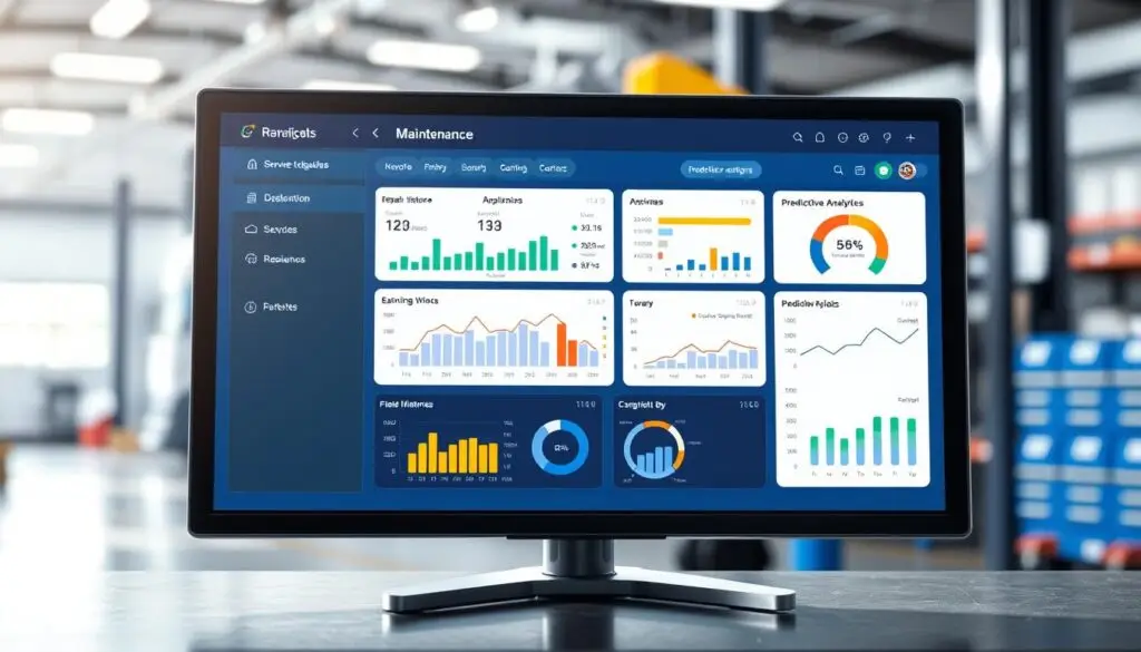 fleet management software dashboard showing maintenance tracking and compliance monitoring