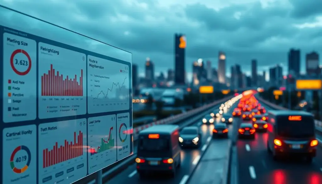 Fleet management strategy framework showing optimization process